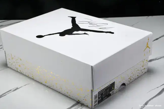 Reps LUCY Gold AQ9129-170 Metallic Retro 4 Jordan 0610